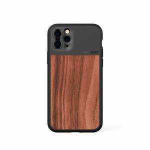 Moment iPhone11 ケース - ブラック (Walnut Wood, iPhone 11 Pro)｜give-joy-store