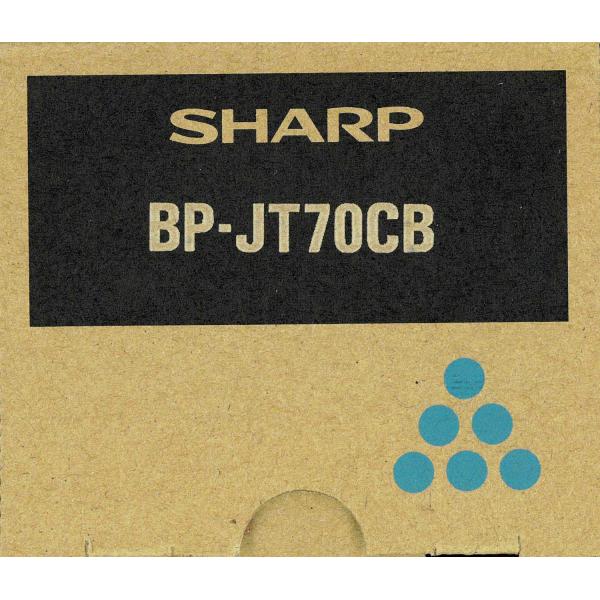 リモート保守付き SHARP カラー複合機用 シアントナーカートリッジ BPJT70CB BP-JT...