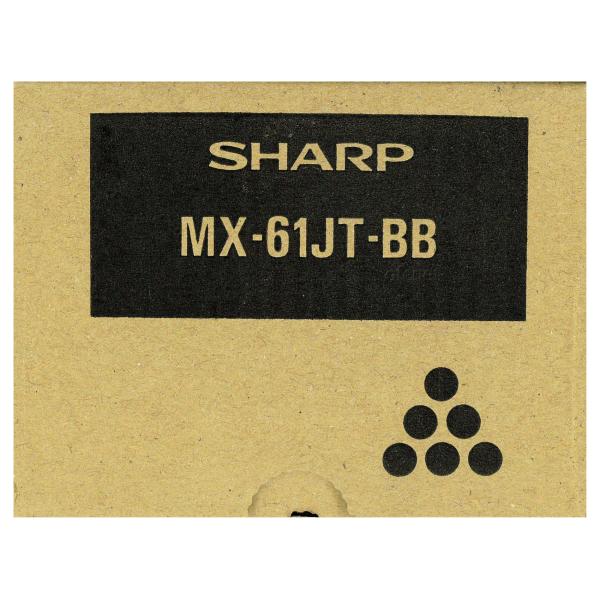 リモート保守付き SHARP カラー複合機用 ブラックトナーカートリッジ MX61JTBB MX-6...