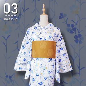 浴衣 セット 3点(浴衣+帯+下駄) 浴衣セッ...の詳細画像5