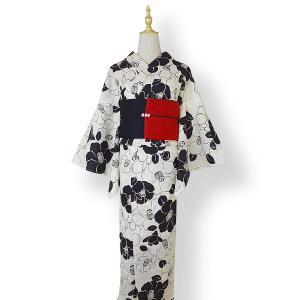浴衣 セット レディース 2点 レトロ シック...の詳細画像1