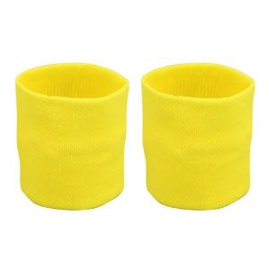 ダンスリストバンド（黄） 運動会 体育 ダンス スポーツ おすすめ 人気 使いやすい 便利 高評価 レビュー多数