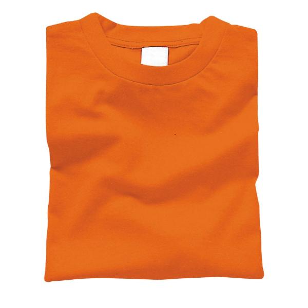 カラーTシャツ　L　015　オレンジ