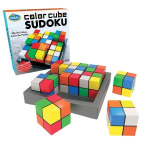 ボードゲーム カラー・キューブ・スドク(Color Cube Sudoku) シンクファン (ThinkFun) 正規品 脳トレ ギフト プレゼント｜giza-brains