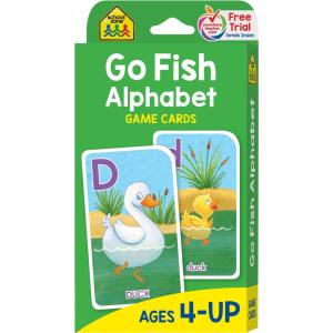 カードゲーム　ゴーフィッシュ(Go Fish Alphabet Game Cards)　4歳以上　アルファベット　頭がよくなるカード｜giza-brains