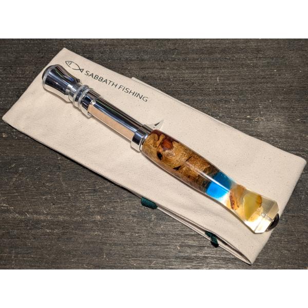 サバスフィッシング　スールス（シルバーポリッシュ）　・ストーンオーシャン（花梨瘤杢）