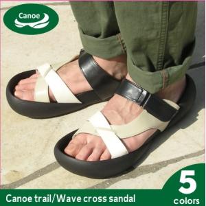 【完売】カヌー サンダル メンズ レディース トレイル ウェーブクロスサンダル