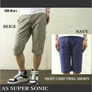 ショートパンツ メンズ ナイトカモフラージュ柄ショーツ AS SUPER SONIC セール SAL...