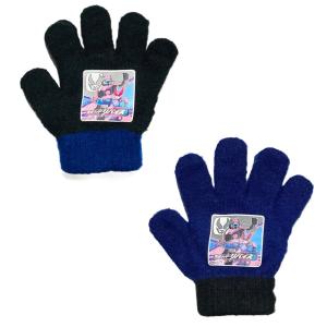 仮面ライダーリバイス 手袋 幼児用 5本指タイプ ブラック ネイビー 日本製｜gk-mg