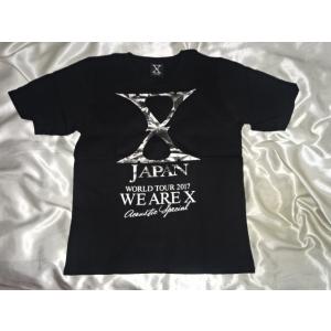 送料185円・H1065■ WE ARE X JAPAN　Tシャツ　Mサイズ　WORLD TOUR ...