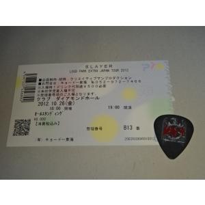 送料185円・h10■ Slayer Gary Holt Awaits のギターピックと半券　201...