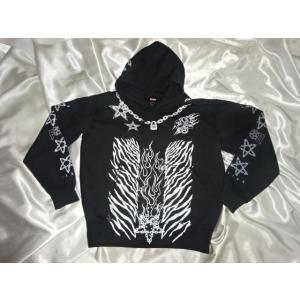 H1134▲ ZIGGY 森重樹一　パーカー　Mサイズ　*タバコ臭あり