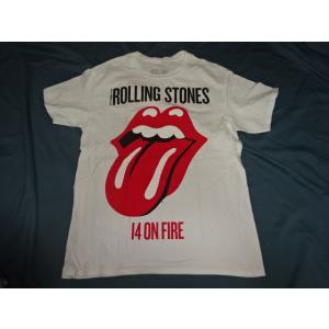 送料185円・H1477■ ザ・ローリング・ストーンズ Tシャツ Lサイズ　14ON FIRE　TH...