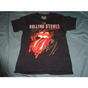 送料185円・H1479■ ザ・ローリング・ストーンズ Tシャツ Lサイズ　14ON FIRE　TH...