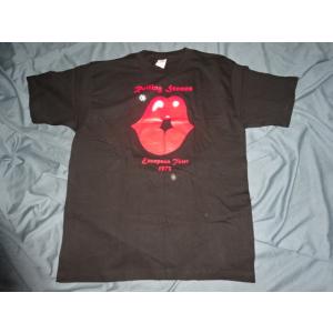 送料185円・H1510■ ザ・ローリングストーンズ　1973 復刻Tシャツ　2008年日本のファン...