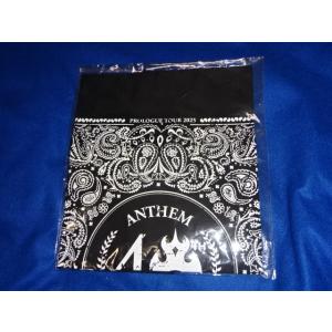 送料185円・H1580■ アンセム ANTHEM 未使用の黒いバンダナ　TOUR2025グッズ
