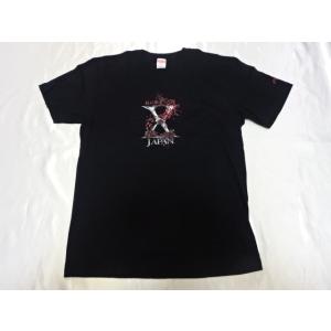 送料185円・H568■ X JAPAN 非売品スタッフ Tシャツ Lサイズ 紅に染まった夜　STA...