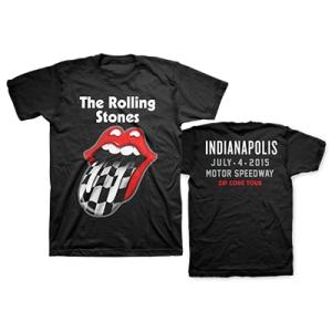 H743■ ザ・ローリングストーンズ 2015年 Zip Code 未開封 Tシャツ 黒 XLサイズ　インディアナポリス　The Rolling Stones｜gkaitori