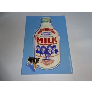 ラルクアンシエル グリーティングカード 宛名部分はがし跡(ベトツキ)あり