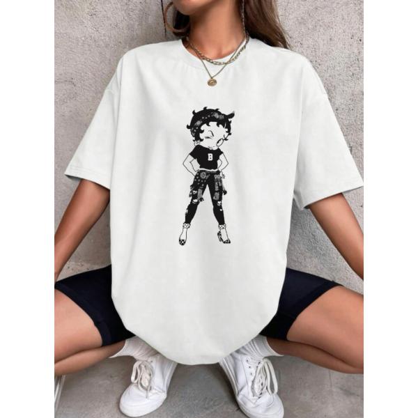 Tシャツ tシャツ 白 ユニセックス レディース 可愛い カワイイ お洒落 ロゴ 高品質　B系　夏 ...