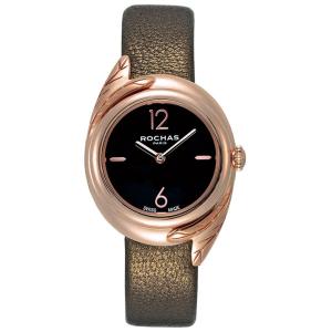 ROCHAS（ロシャス） ハート型のレディース腕時計 ROCHAS RJ61 ブラック