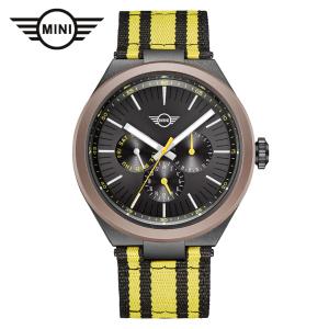 MINI UPCYCLE WATCH ミニ アップサイクルウォッチ イエロー メンズ腕時計 161702 海洋プラスチック SDGs サステナブル ミニクーパー MINI Swiss Watches｜gl-branding