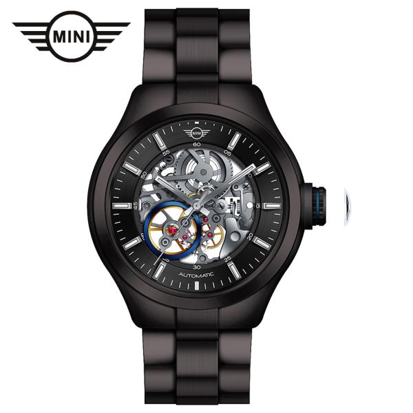 MINI AUTOMATIC WATCH 161801A ブラック 42mm メンズ腕時計 両面スケ...