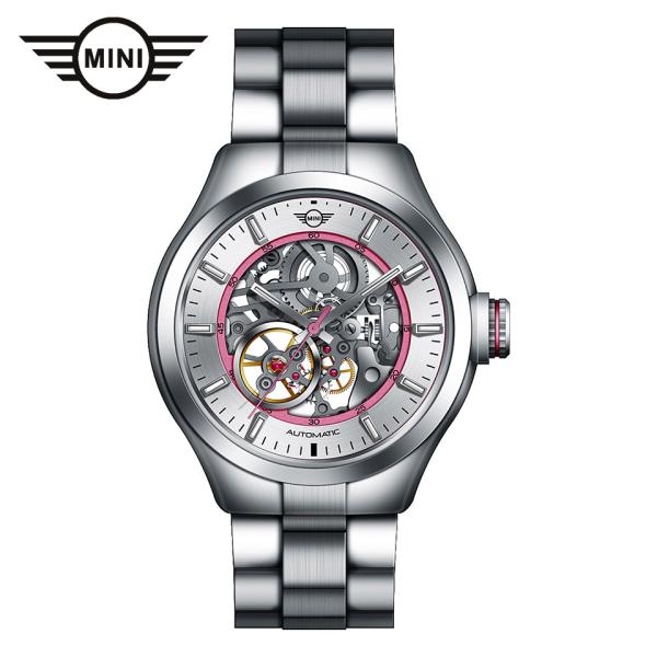 MINI AUTOMATIC WATCH 161819A シルバー/ピンク  42mm 機械式腕時計...