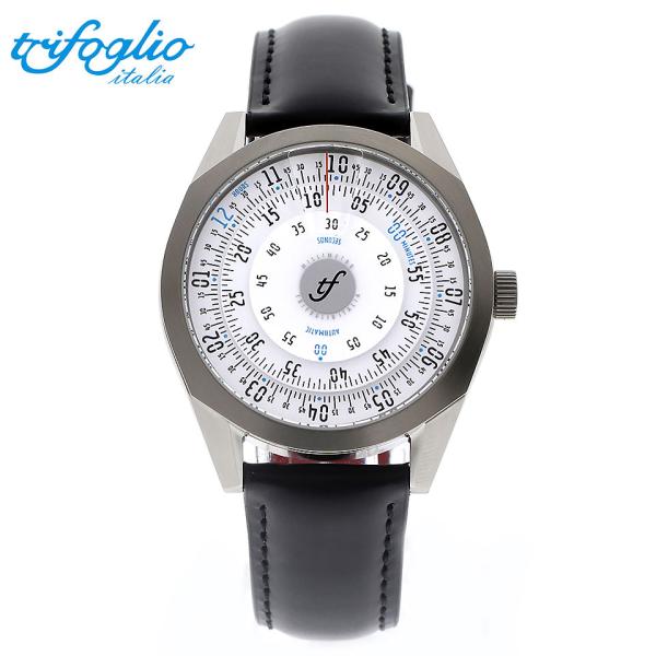 トリフォグリオ ミリメトロ IV MLIV111SSWH 回転ディスク ホワイト文字盤 メンズ腕時計...