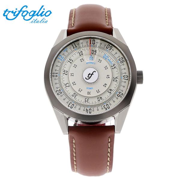 トリフォグリオ ミリメトロ IV MLIV121SSVW 回転ディスク アイボリー文字盤 メンズ腕時...