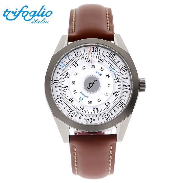 トリフォグリオ ミリメトロ IV MLIV121SSWH 回転ディスク 白文字盤 メンズ腕時計 自動...