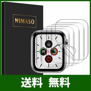 【5枚セット】Nimaso Apple Watch Series 6 / SE / 5 / 4 44mm 液晶保護フィルム