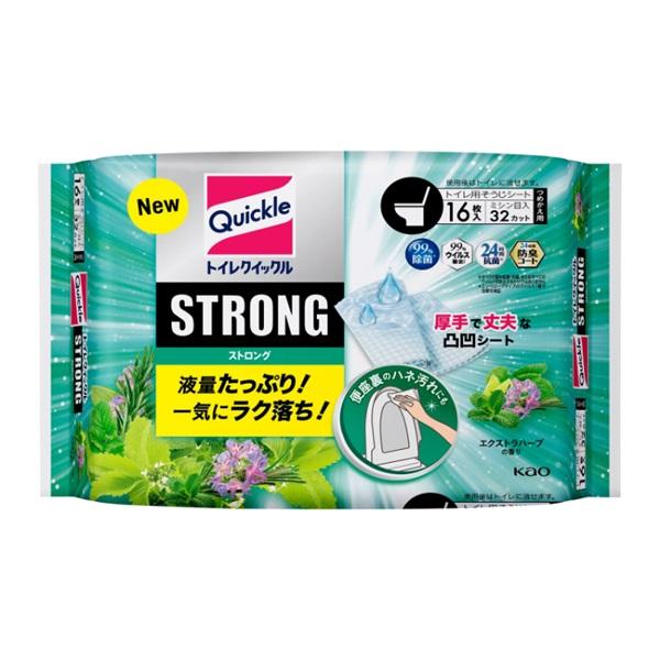 トイレクイックル ストロング つめかえ用 エクストラハーブ １６枚