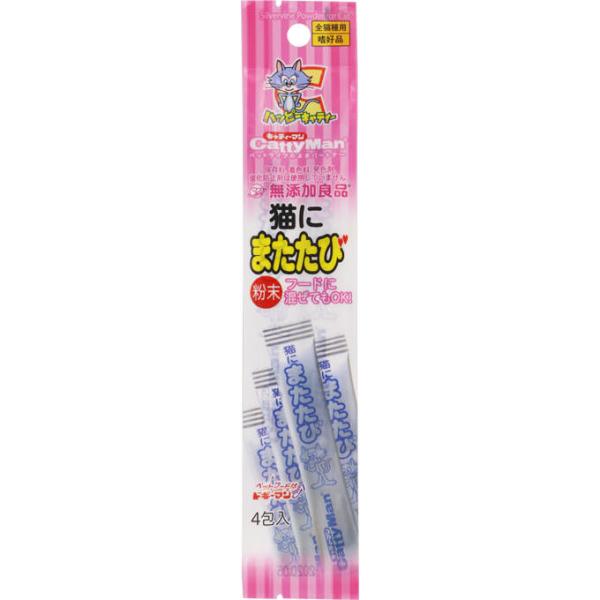無添加猫にまたたび 4包 ドギーマンハヤシ