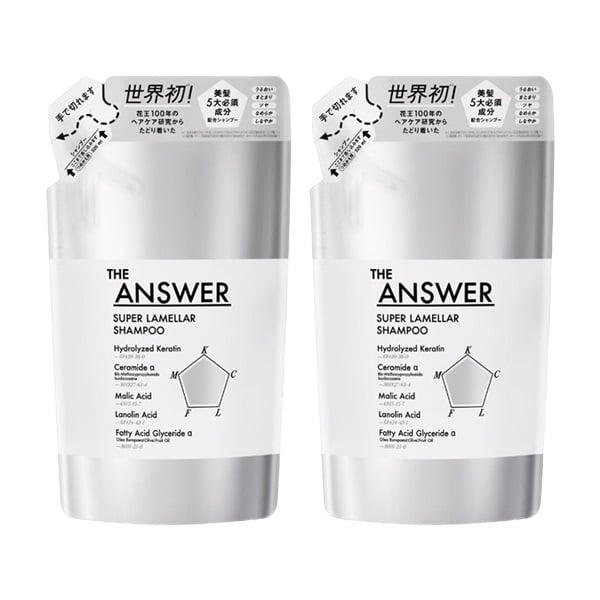 THE ANSWER  ジアンサー スーパーラメラシャンプー 替 320ml × 2個セット