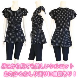 フィットネス水着 レディース 大きいサイズ 体...の詳細画像5