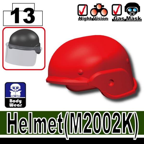 L0104E　AFM ヘルメット M2002K/レッド 米軍装備/MICH2002をモチーフ/シール...