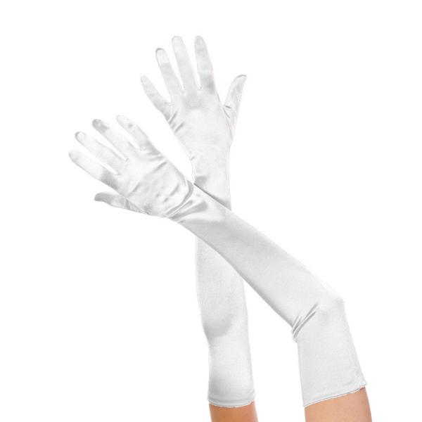 Extralongサテングローブ・ホワイト
