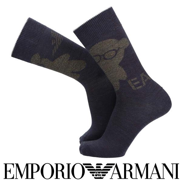 靴下 メンズ ブランド　EMPORIO ARMANI エンポリオ アルマーニ  HOLIDAY NE...