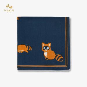 NAIGAI STYLE ナイガイ スタイル 日本製 KATSUGI ゲンカツギ  縁起物 他抜き 柄  ハンカチ 50cm×50cm 男性 メンズ プレゼント ギフト  02350004