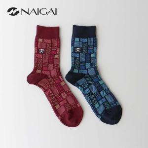 NAIGAI STYLE ナイガイ スタイル 日本製 オーガニックコットン HOBBY SOCKS ホビーソックス カメラ クルー丈 メンズ カジュアル 靴下 男性 メンズ 02352500