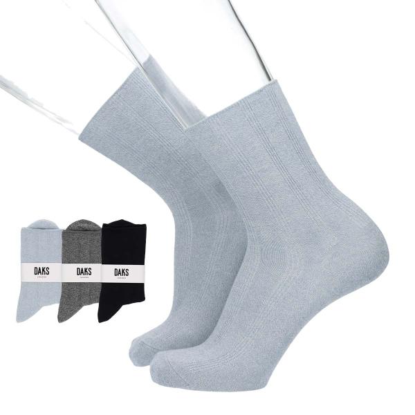 ダックス メンズ ビジカジソックス 履き口ゆったり ソフト口ゴム オーガニックコットン混 エクステン...