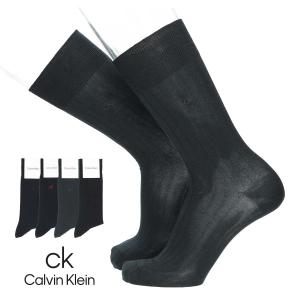 カルバンクライン ビジネス ソックス メンズ 抗菌防臭 綿ガスシルケット糸使用 リブ リンクス New CK刺繍 クルー丈 Calvin Klein 02562701