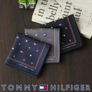 TOMMY HILFIGER トミーヒルフィガー 綿100％ ハンカチ 星フラッグ ブランド ギフト資材同梱無料 贈答 02582258の商品画像