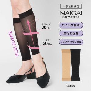 NAIGAI 一般医療機器 着圧ソックス オープントゥ ハイソックス