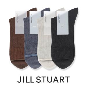 JILL STUART ジル スチュアート 日本製 シアーシャイニーリブ クルー丈 レディース ソックス 靴下 女性 婦人 プレゼント ギフト 03145484｜glanage