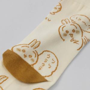 ちいかわ クルー丈 ソックス うさぎ総柄 靴下...の詳細画像4