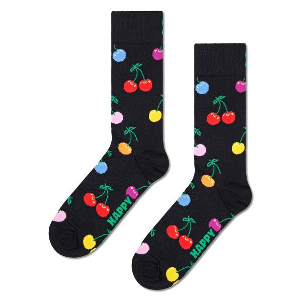 Happy Socks ハッピーソックス Cherry チェリー クルー丈 ソックス 靴下 ユニセッ...