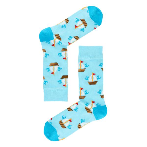 Happy Socks ハッピーソックス BARK BOAT （ バークボート ） クルー丈 ソック...