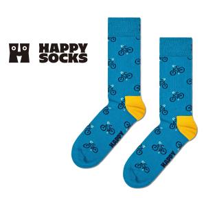 Happy Socks ハッピーソックス Bike バイク クルー丈 ソックス 靴下 ユニセックス メンズ レディース 10231076｜glanage